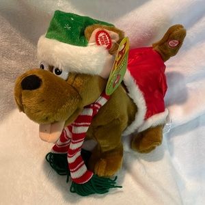 2004 Christmas Scooby Doo Sings&Farts When Tail is Squeezed! Works GreatW/Tags!